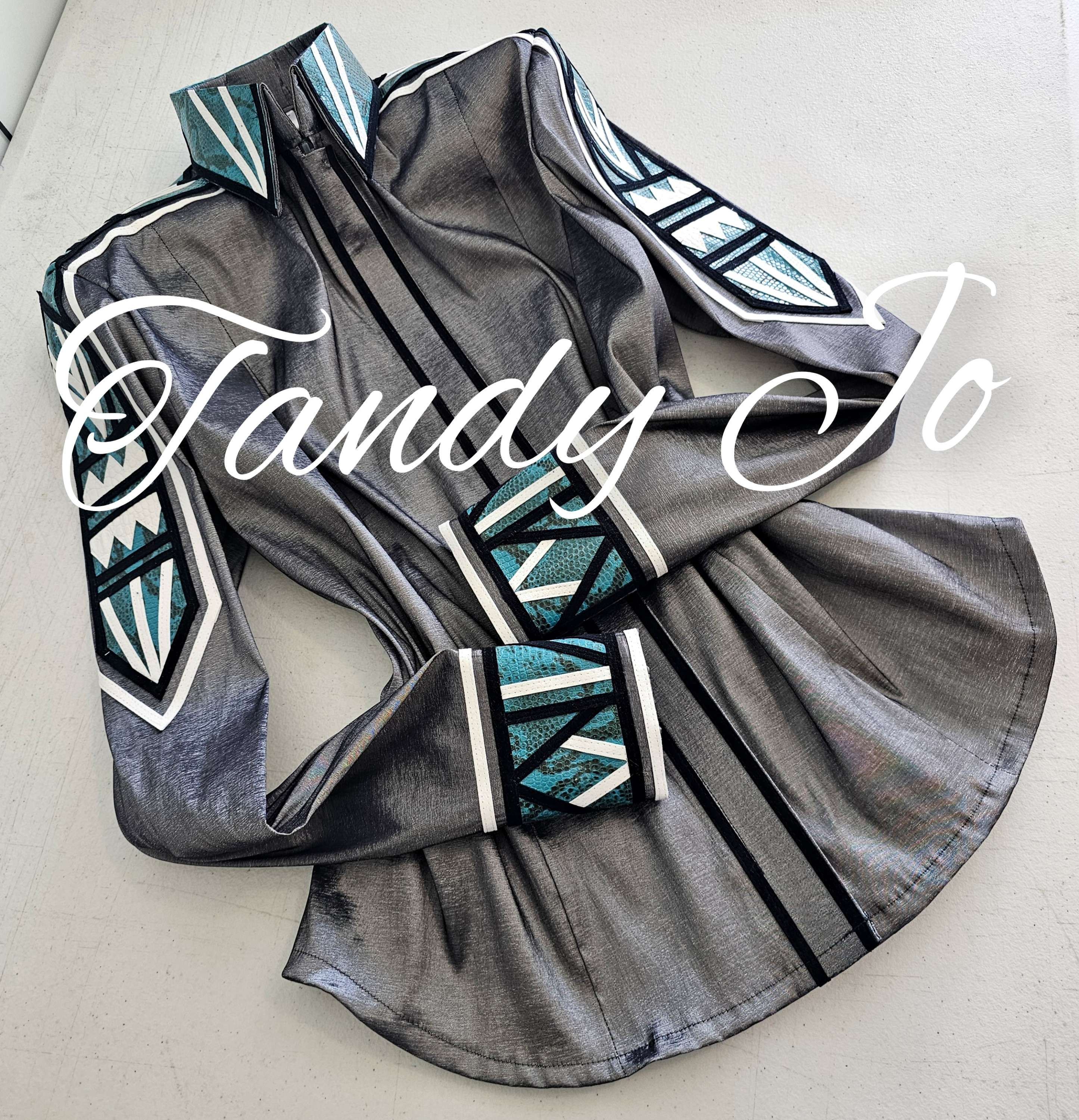 Charcoal Stretch Taffeta Day Shirt