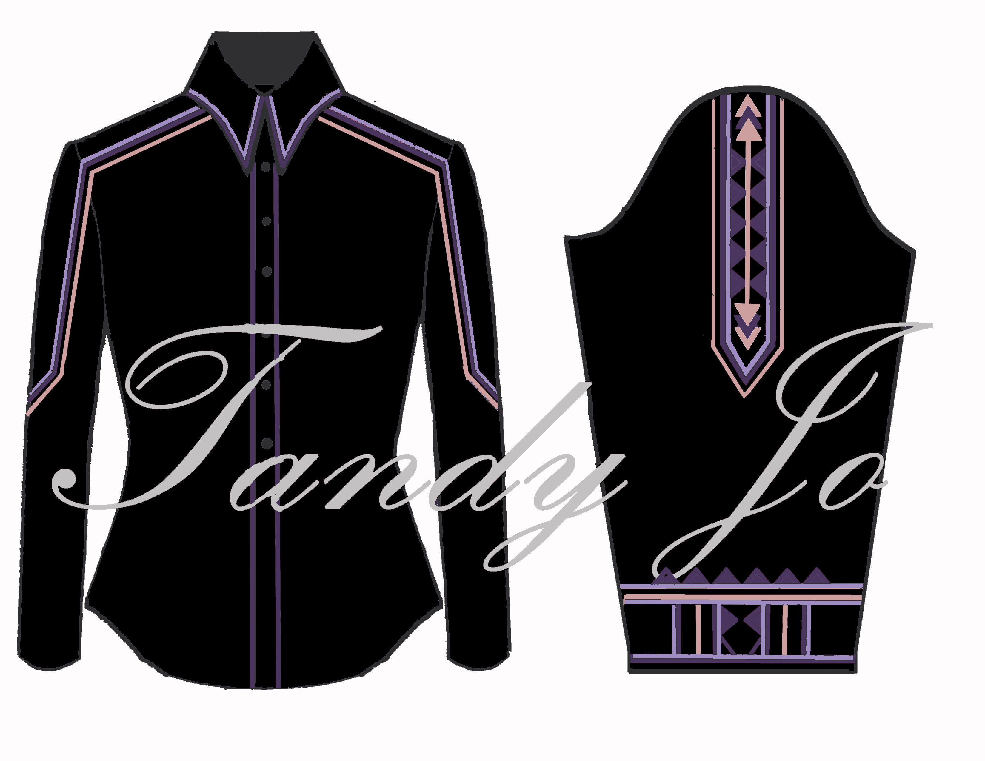 Black Plum Rose Gold Lavender