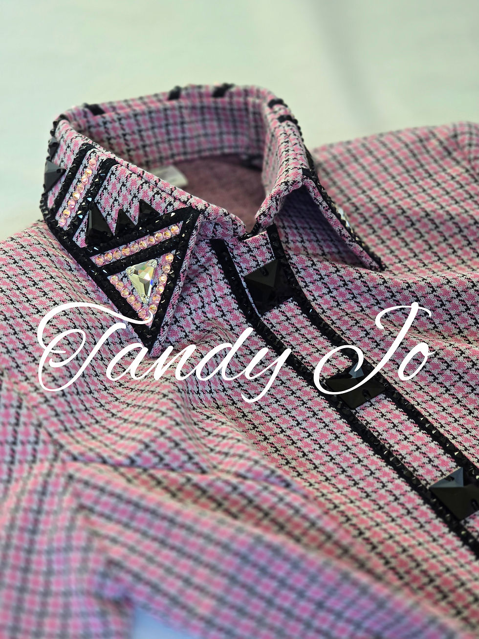 Thumbnail: Day Shirt Showmanship Top Black Pink White *Special Pricing* 