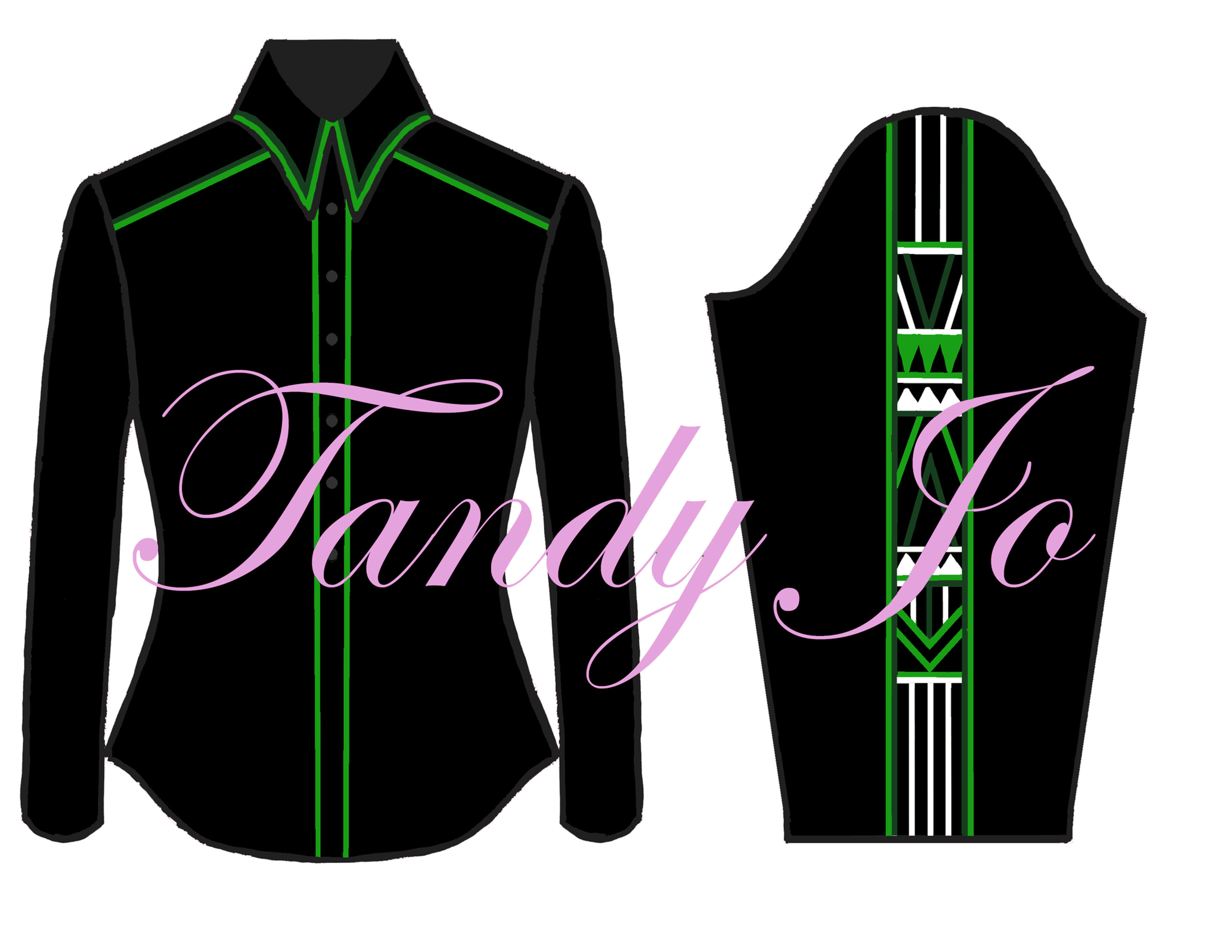 Black Kelly Green Hunter White