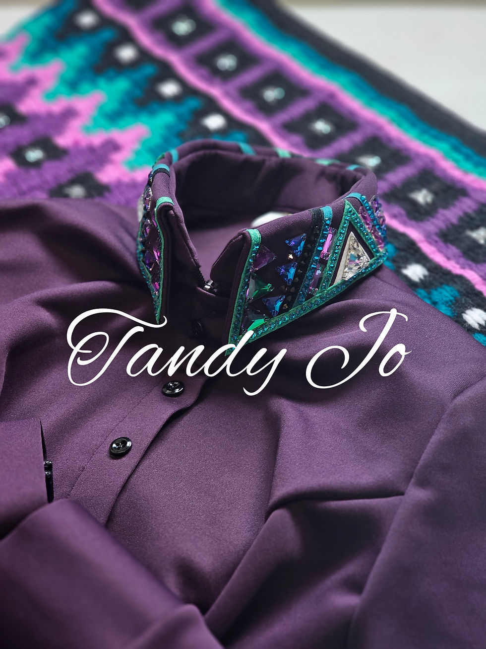 Thumbnail: Day Shirt Pad Set Aubergine Green Black *Special Pricing* 