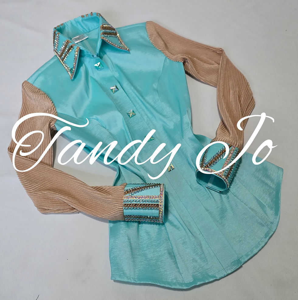 Aqua Gold Copper Day Shirt *Special Pricing*