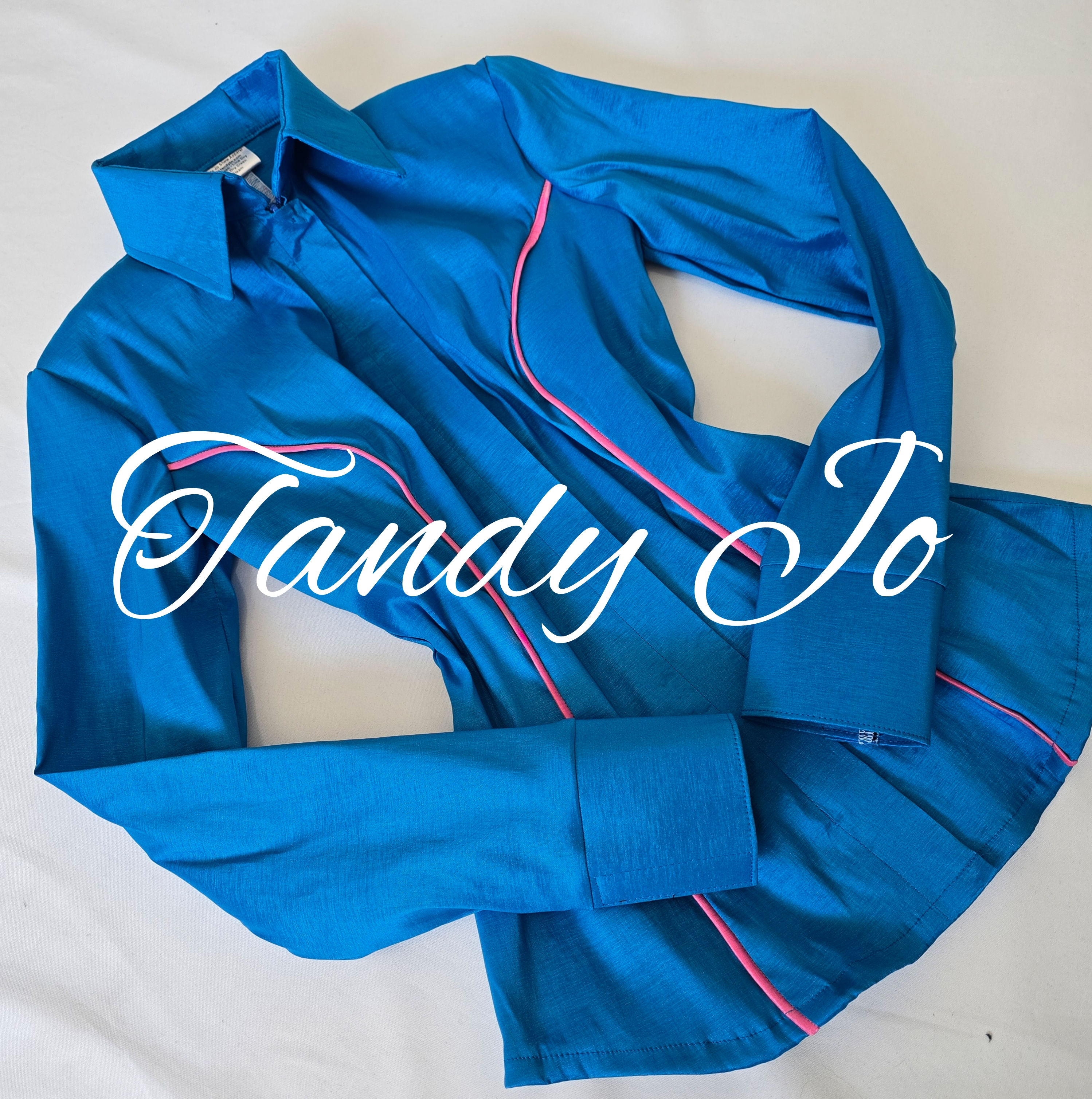 Day Shirt Turquoise Blue Coral