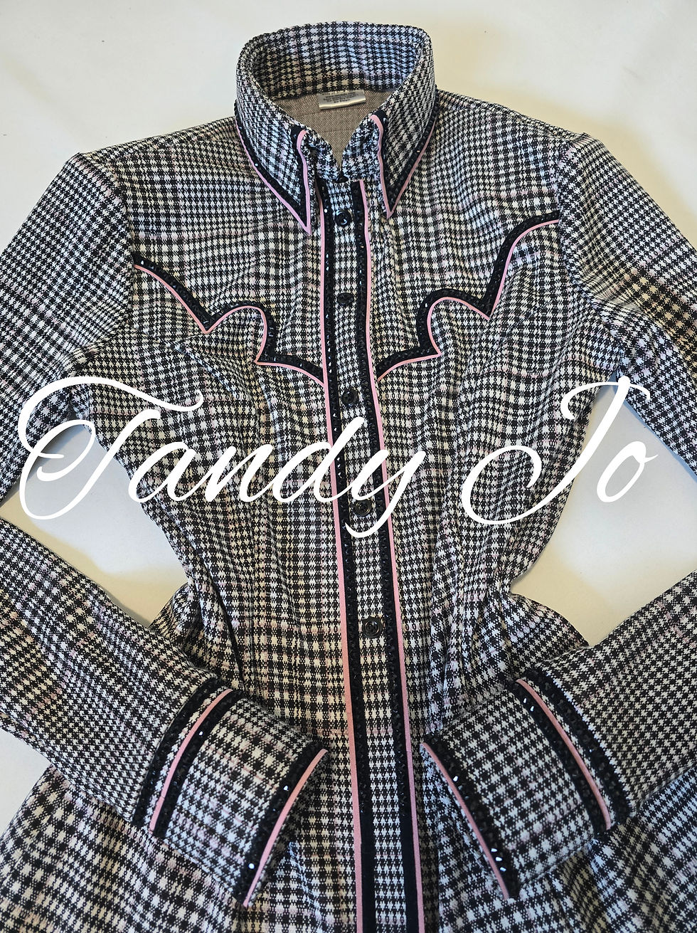 Thumbnail: Day Shirt Plaid Black Pink