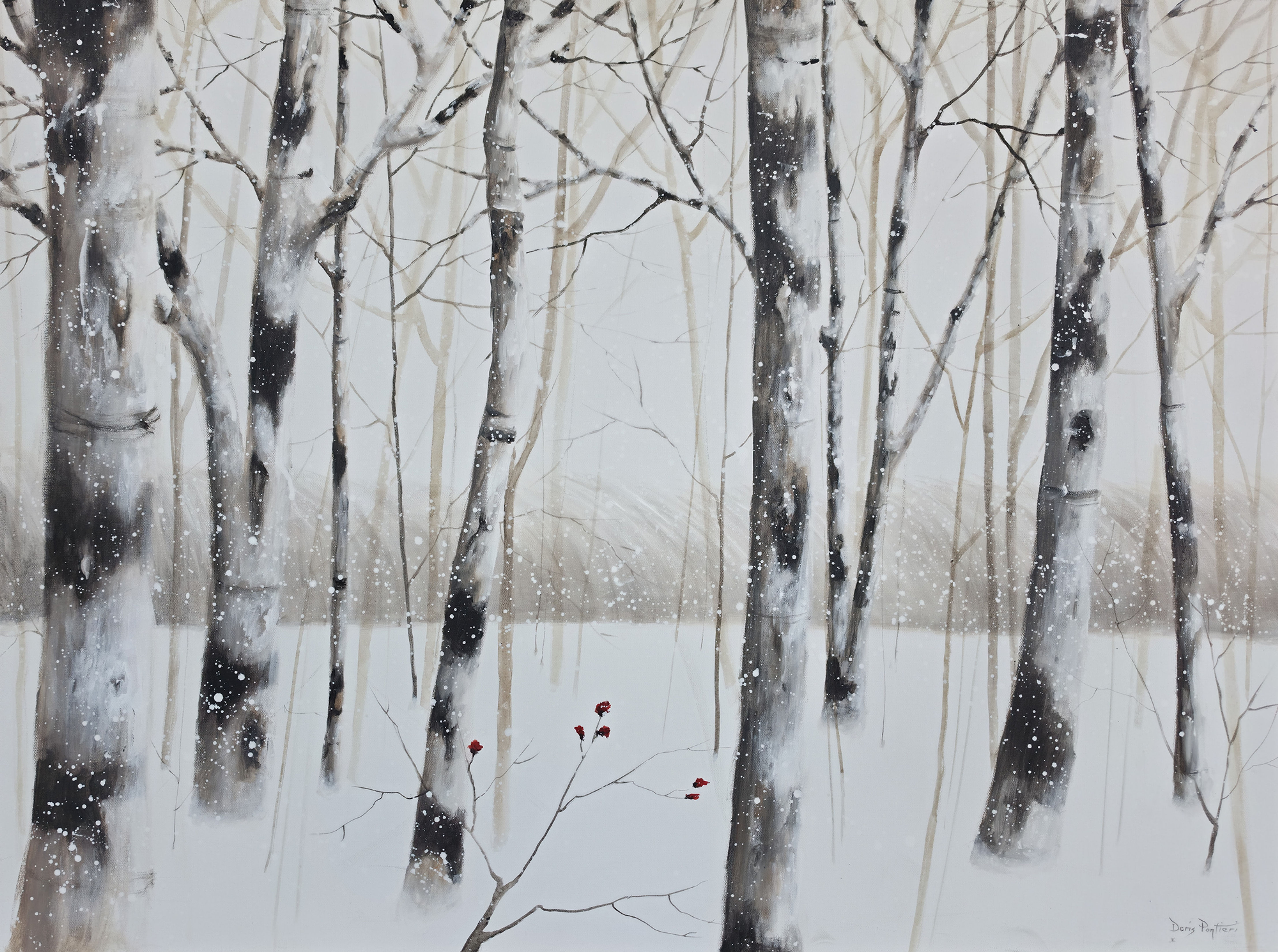 WINTER BIRCHES
