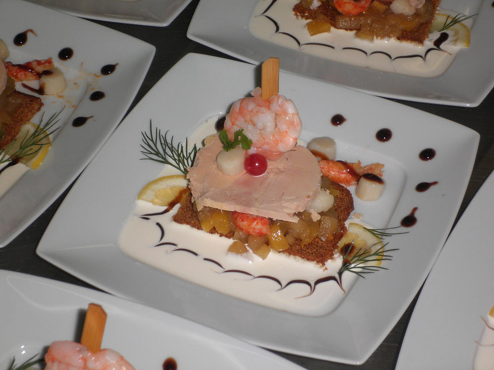 Mille feuille de foie gras 