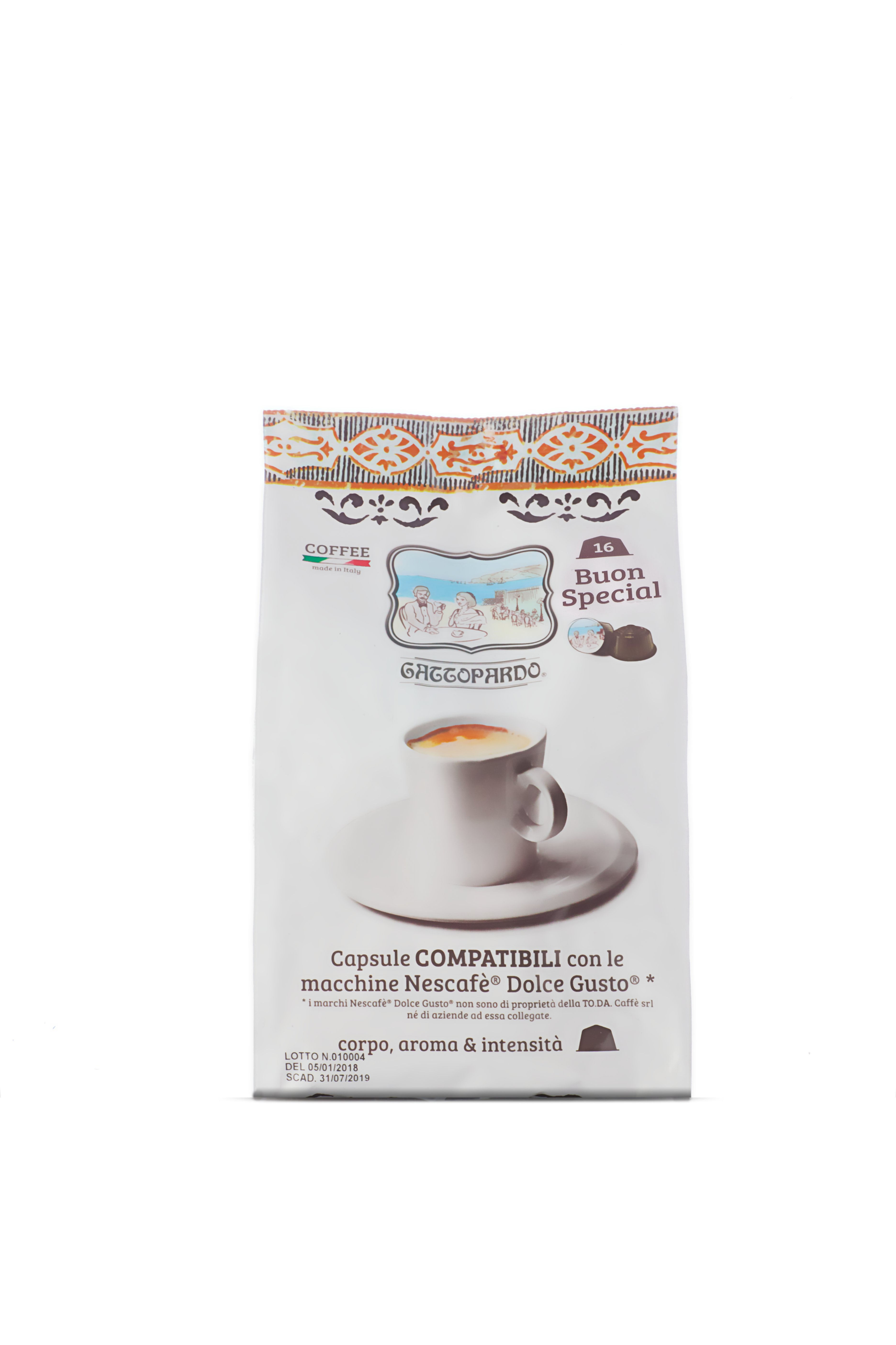 Special Club 128 capsule Gattopardo compatibili Dolce Gusto*