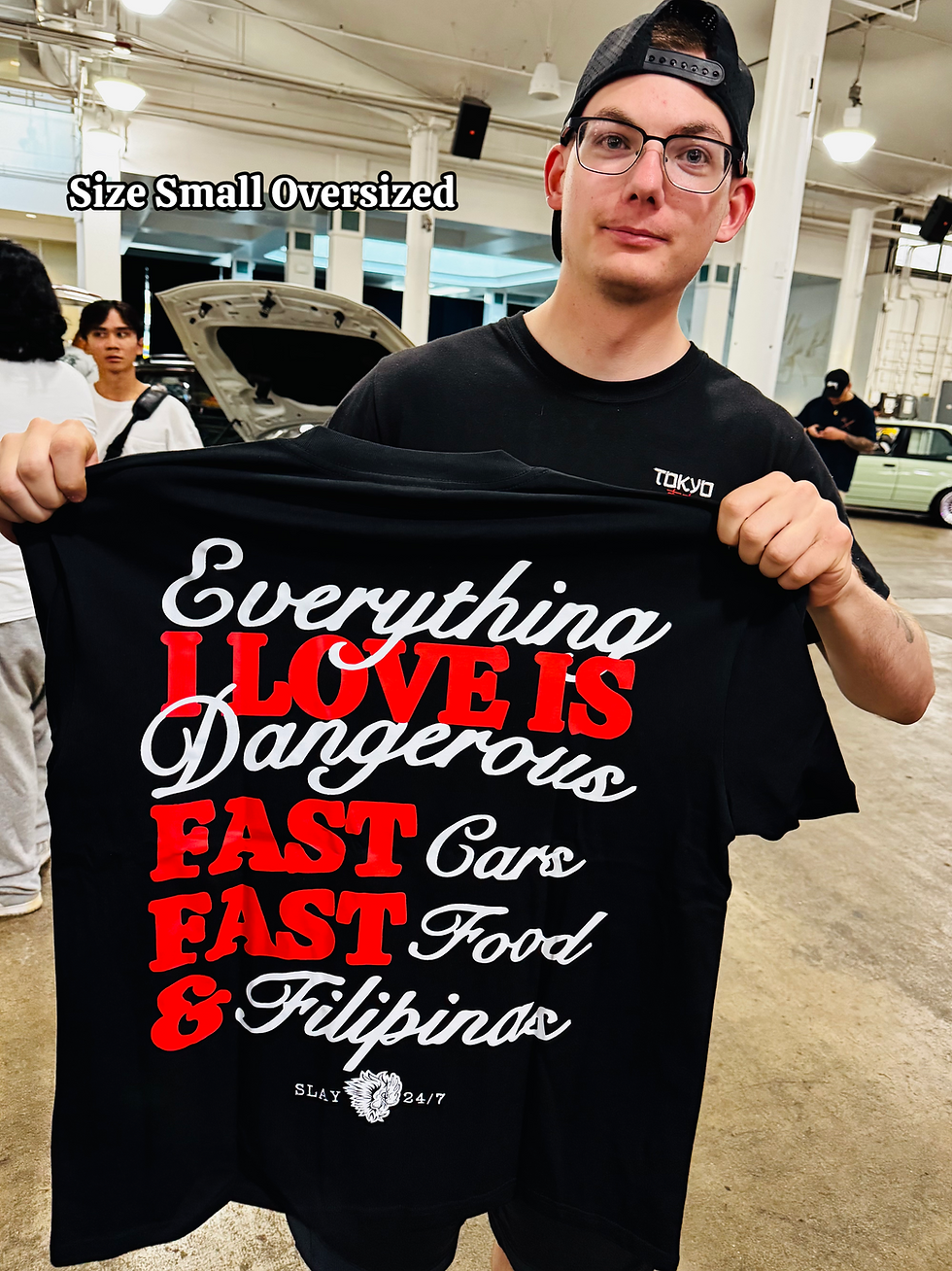Thumbnail: I Love Filipinas Oversized T-shirt