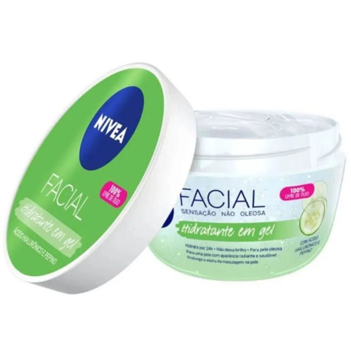 Hidratante Gel Facial Nivea com Ácido Hialurônico e Pepino 100g