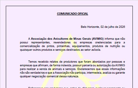 AVIMIG - COMUNICADO OFICIAL