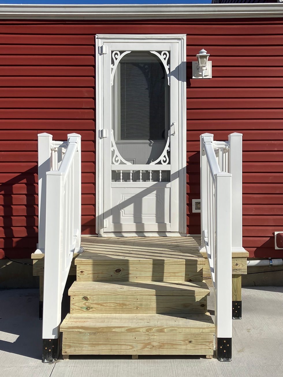 Porch and Vinyl Railing 2