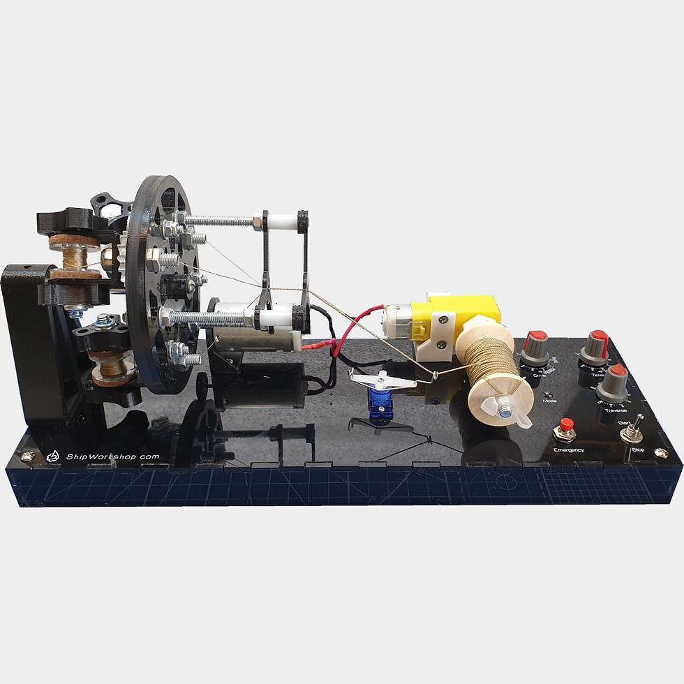 Thumbnail: Rope making machine, ropewalk. PL4. "Endless"