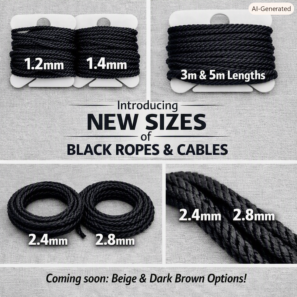 New Rope and Cable Sizes Now Available