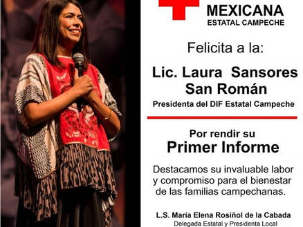 DELEGADA ESTATAL, FELICITA A TITULAR DEL DIF POR SU PRIMER INFORME