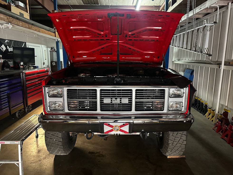 1985 GMC K1500 Classic Auto Air, speaker, and interior upgrade