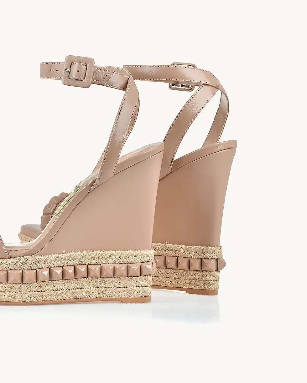 Miniatura: SANDÁLIA PLATAFORMA ALTA COURO BEGE