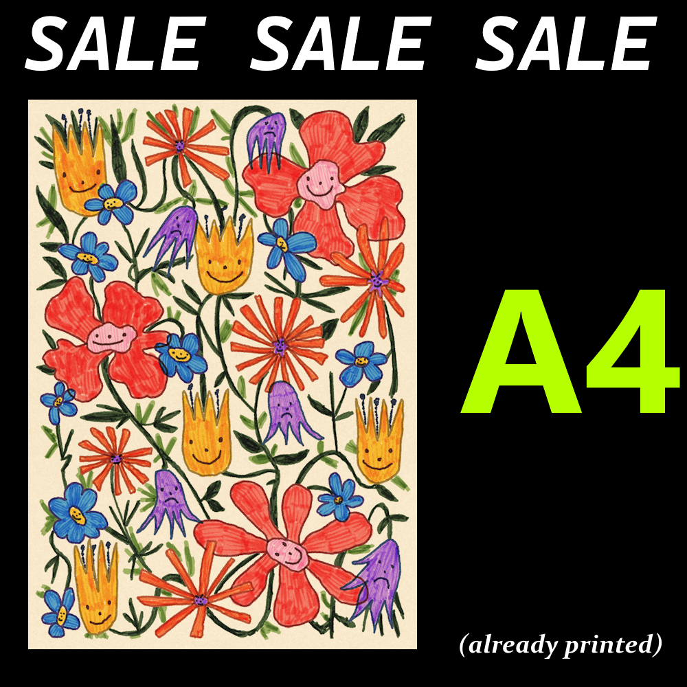 SALE: (A4) Fiore Felice