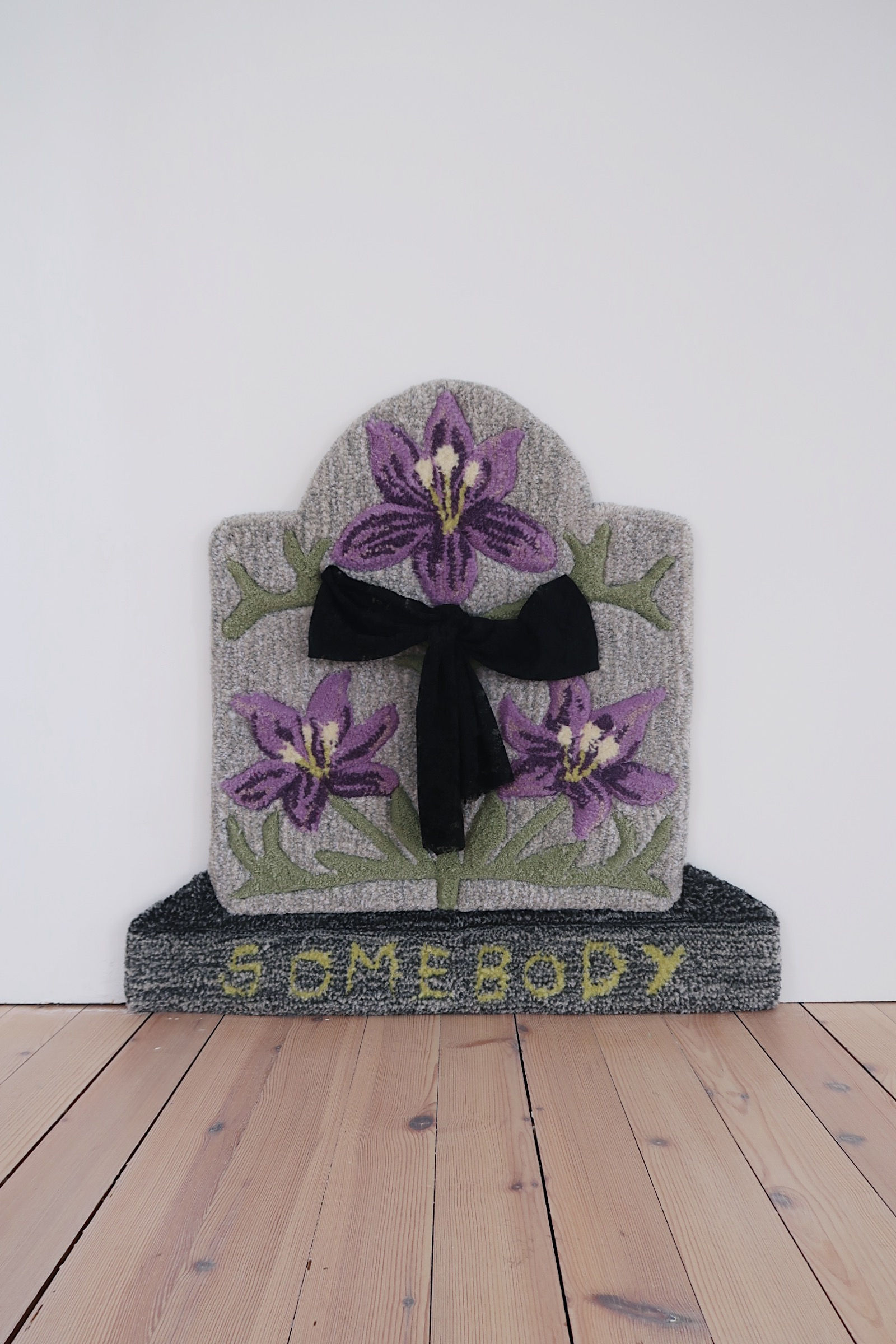 In Memory of Somebody - (tufted artwork)
