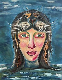 Searc the Selkie- Self Portrait by Jaime Thorton