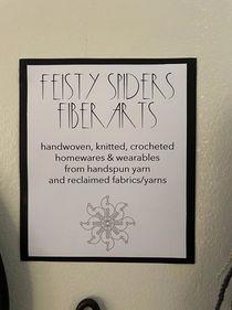 Feisty Spiders Fiber Arts by Merle Jones