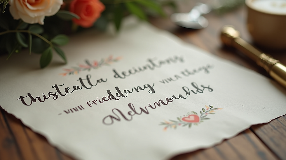 Writing Your Own Custom Wedding Vows