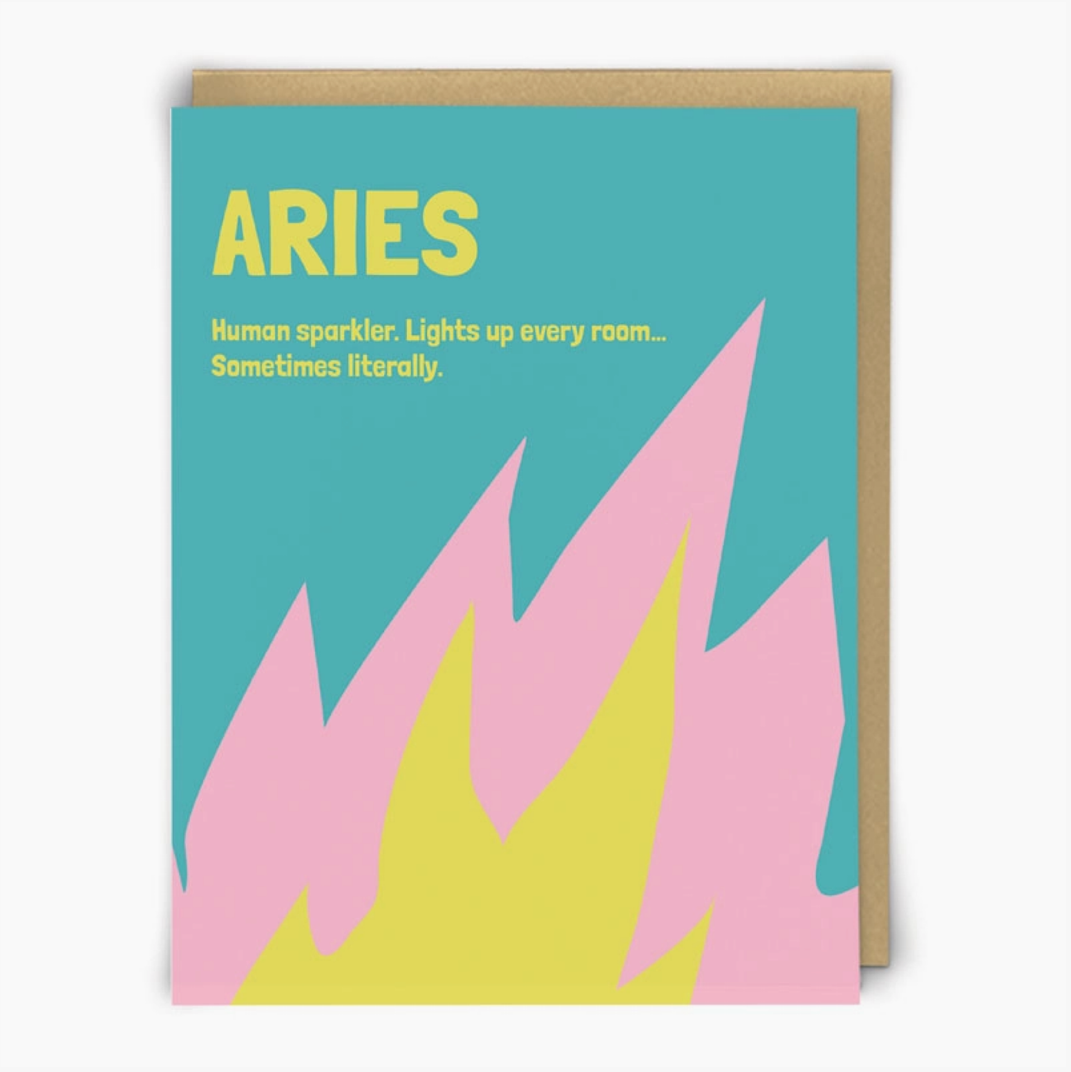 Aries Zodiac Card