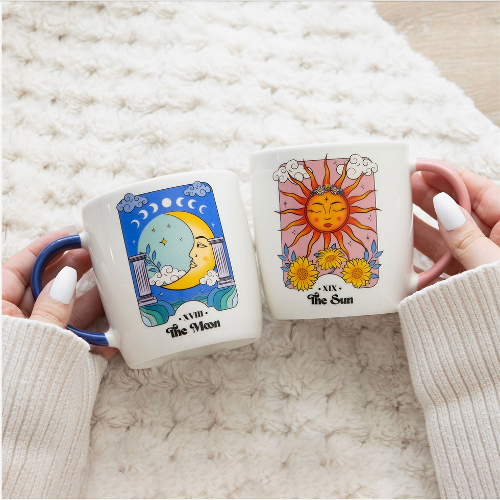 Thumbnail: Sun and Moon Celestial Mug Set