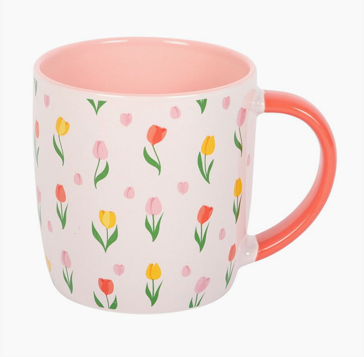 Spring Tulip Print Mug