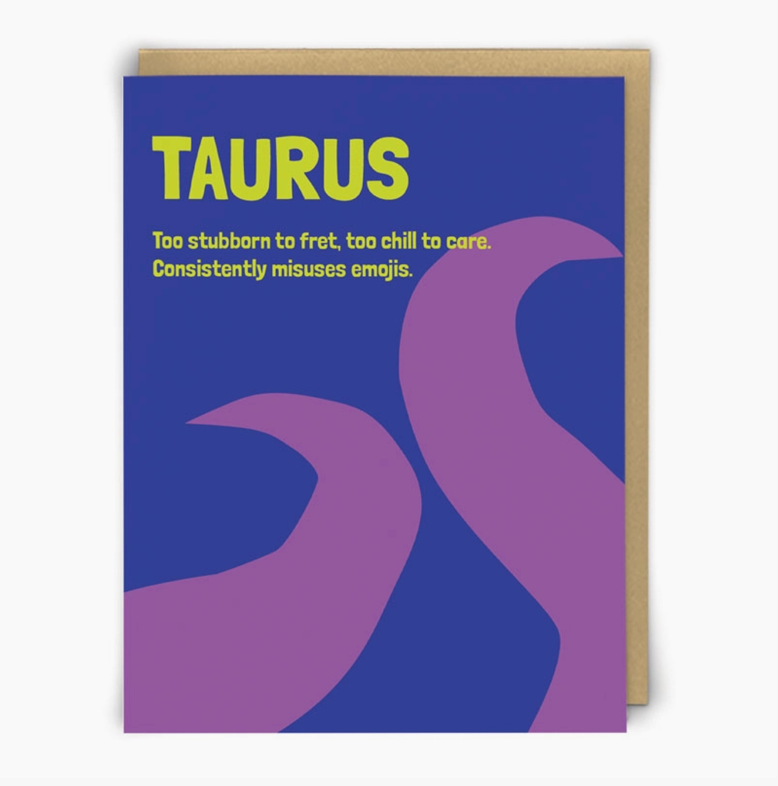 Taurus Zodiac Card