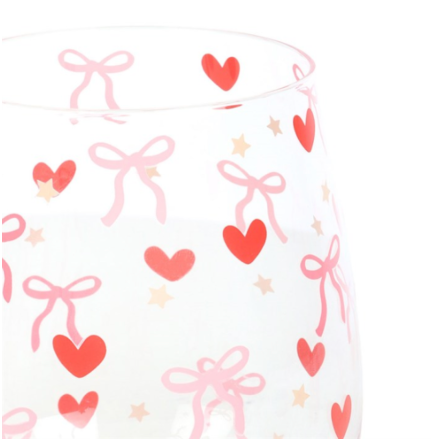 Thumbnail: Bows & Hearts Glass