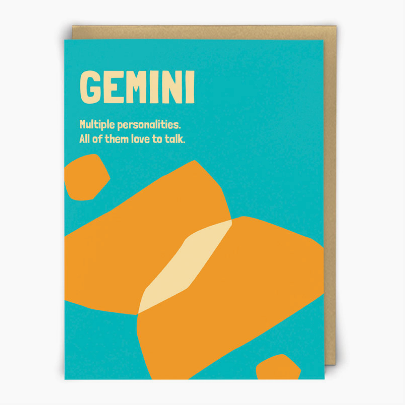 Gemini Zodiac Card