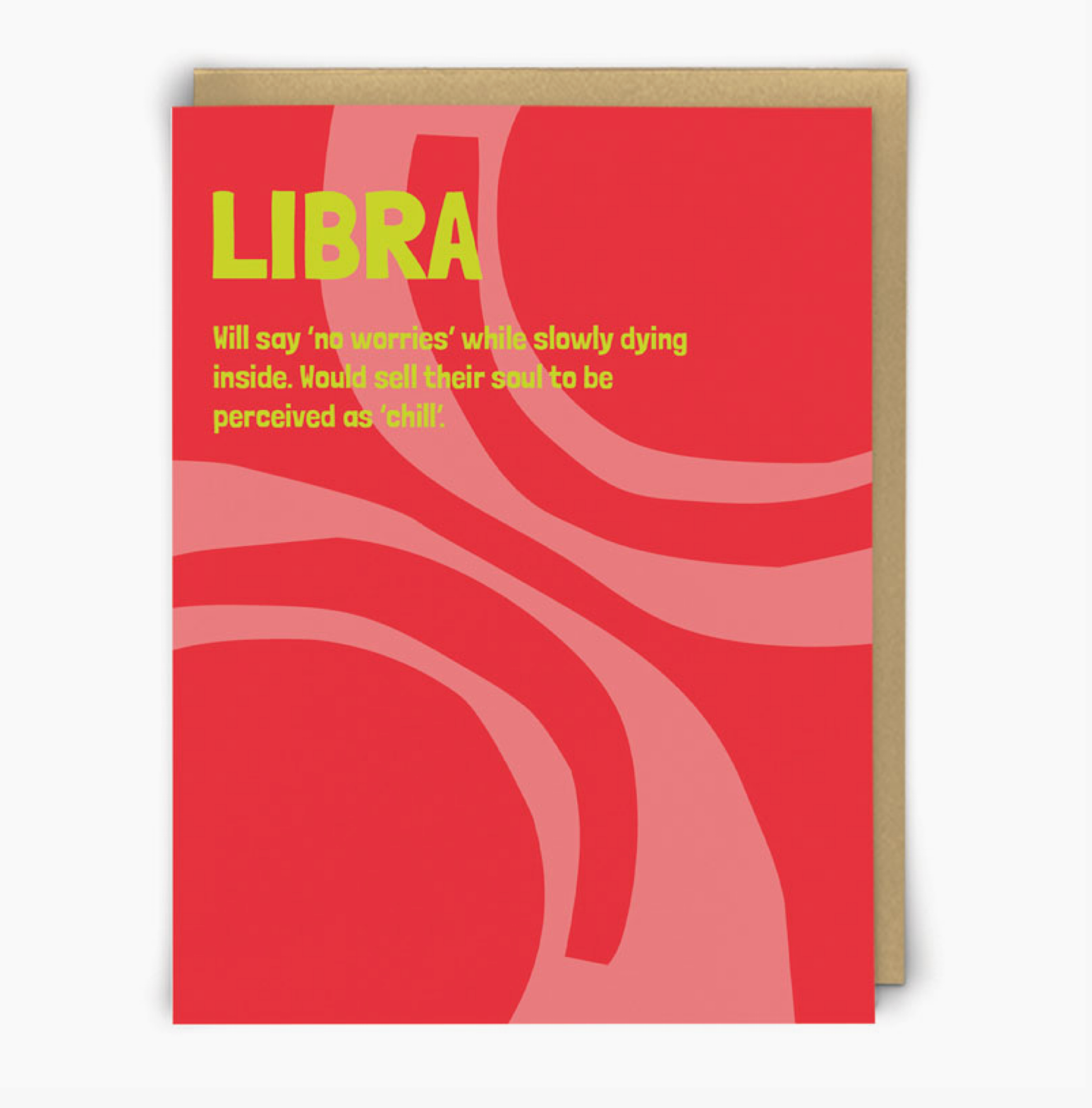 Libra Zodiac Card