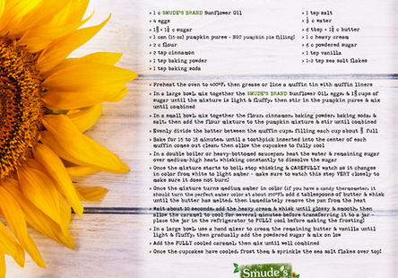 Pumpkin Salted Caramel Cupcakes