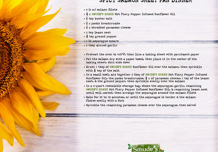 Spicy Salmon Sheet Pan