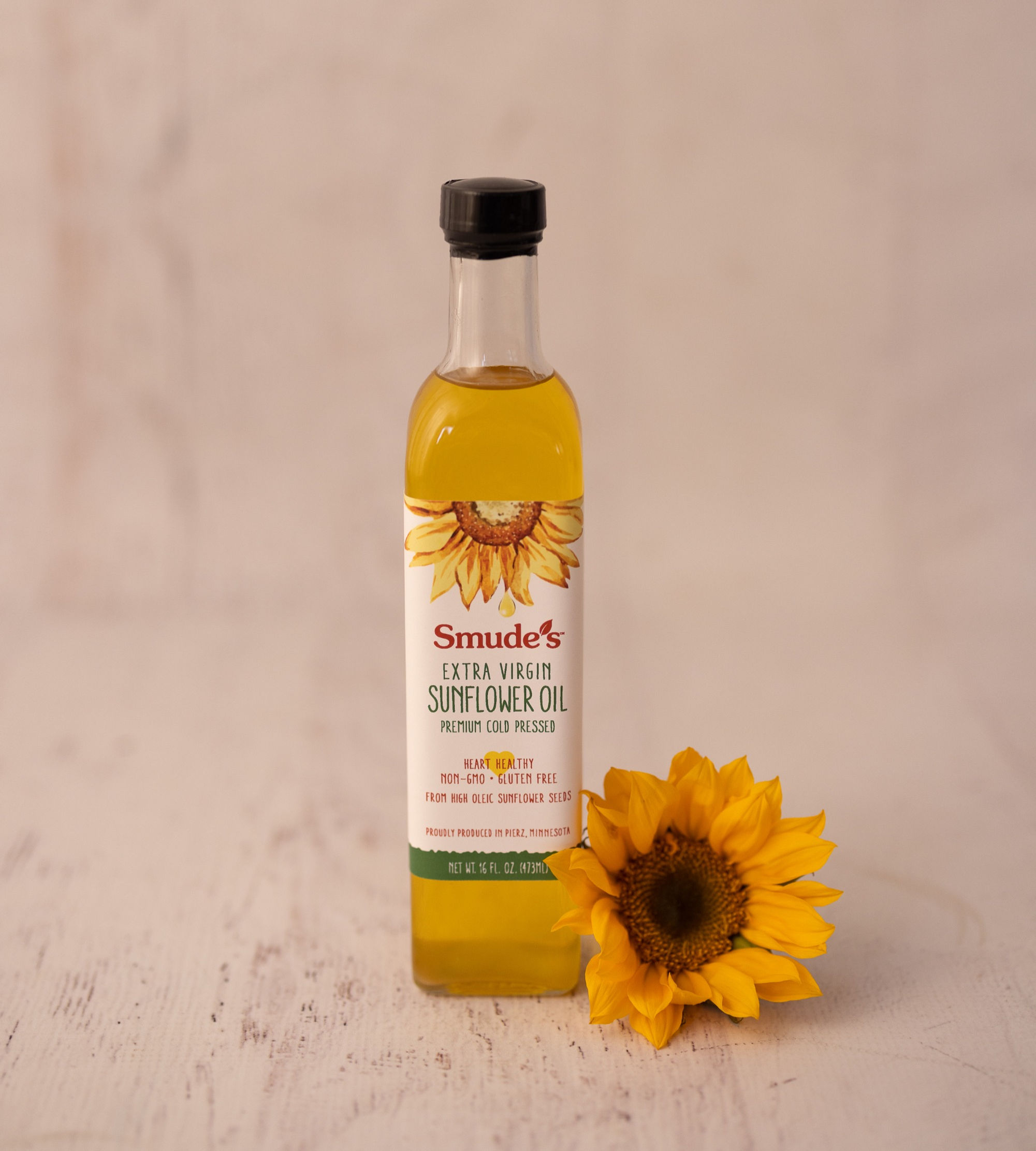 Cold Pressed Sunflower Oil - 8 oz.