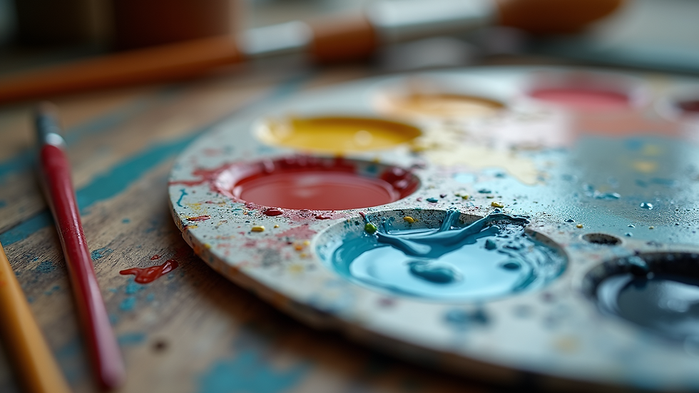 The vibrant colors available in professional painting tools for a stunning finish.