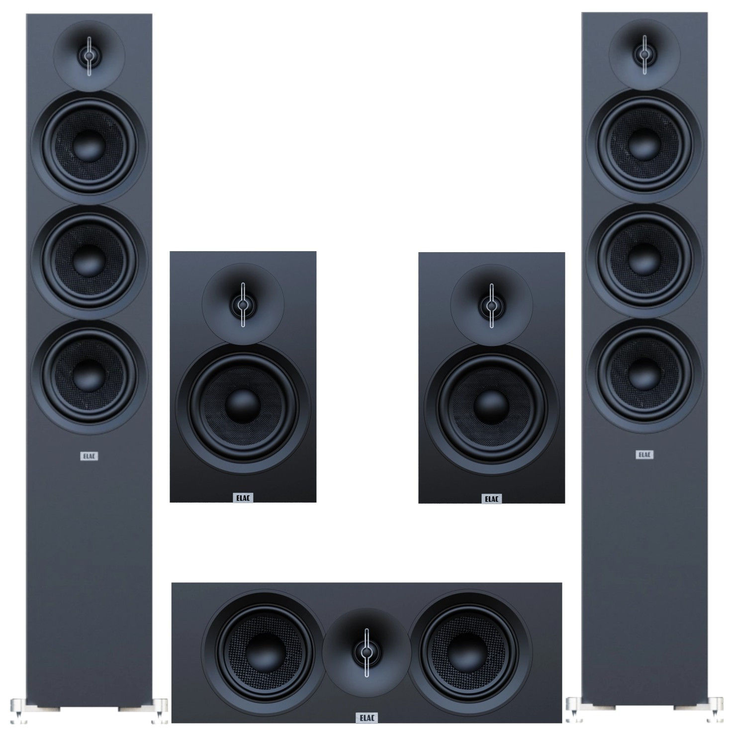 Elac Debut 3.0 - 5.0 Floorstand Speaker set