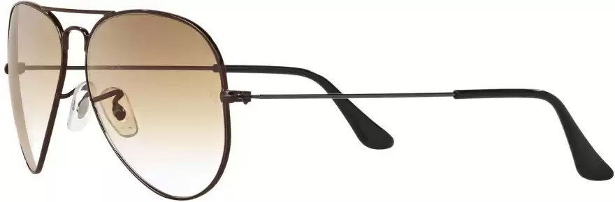 Thumbnail: Ray-Ban  UV Protection Aviator Sunglasses (58)  (For Men, Brown)