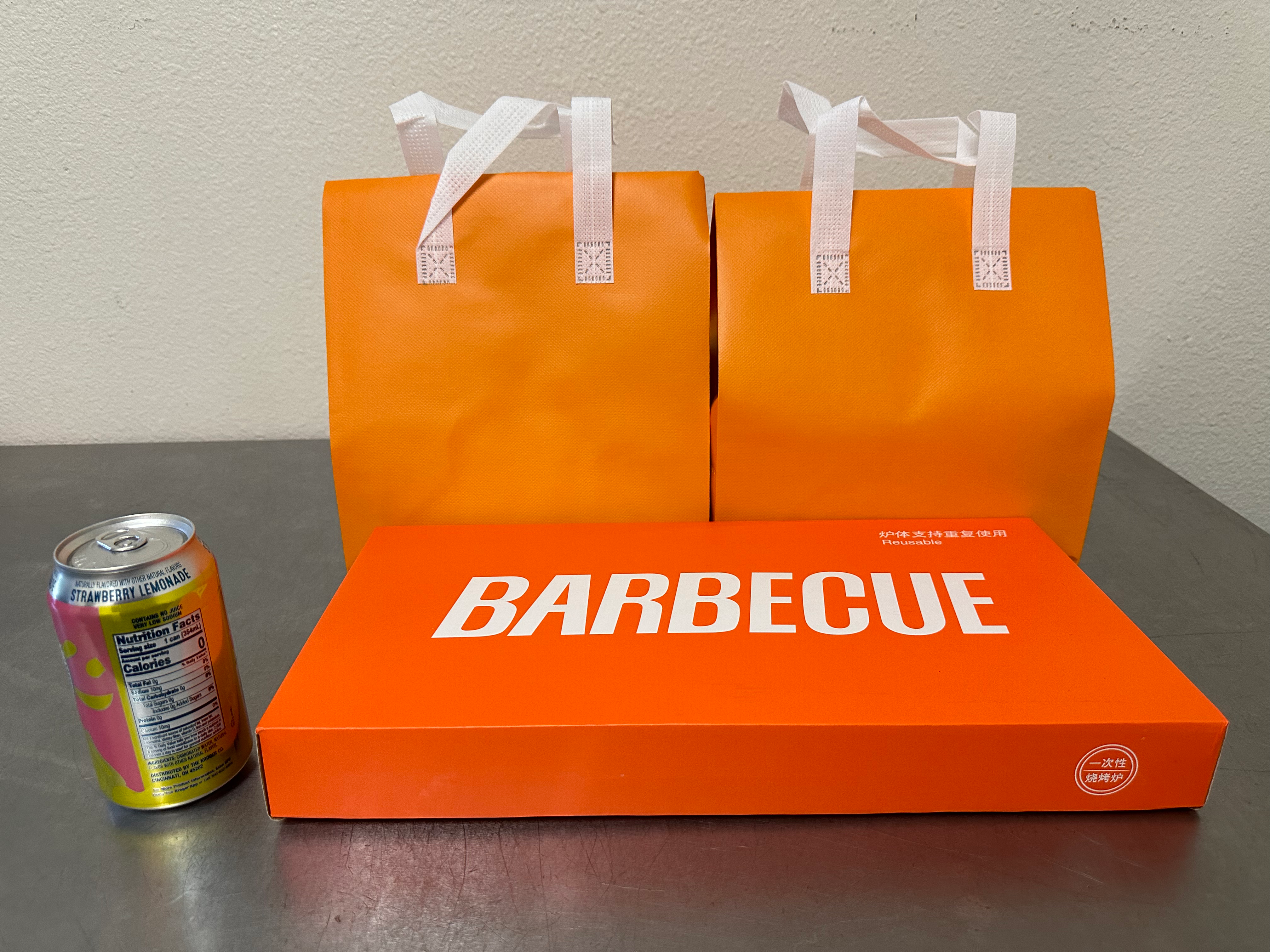 Arranged Food and Objects