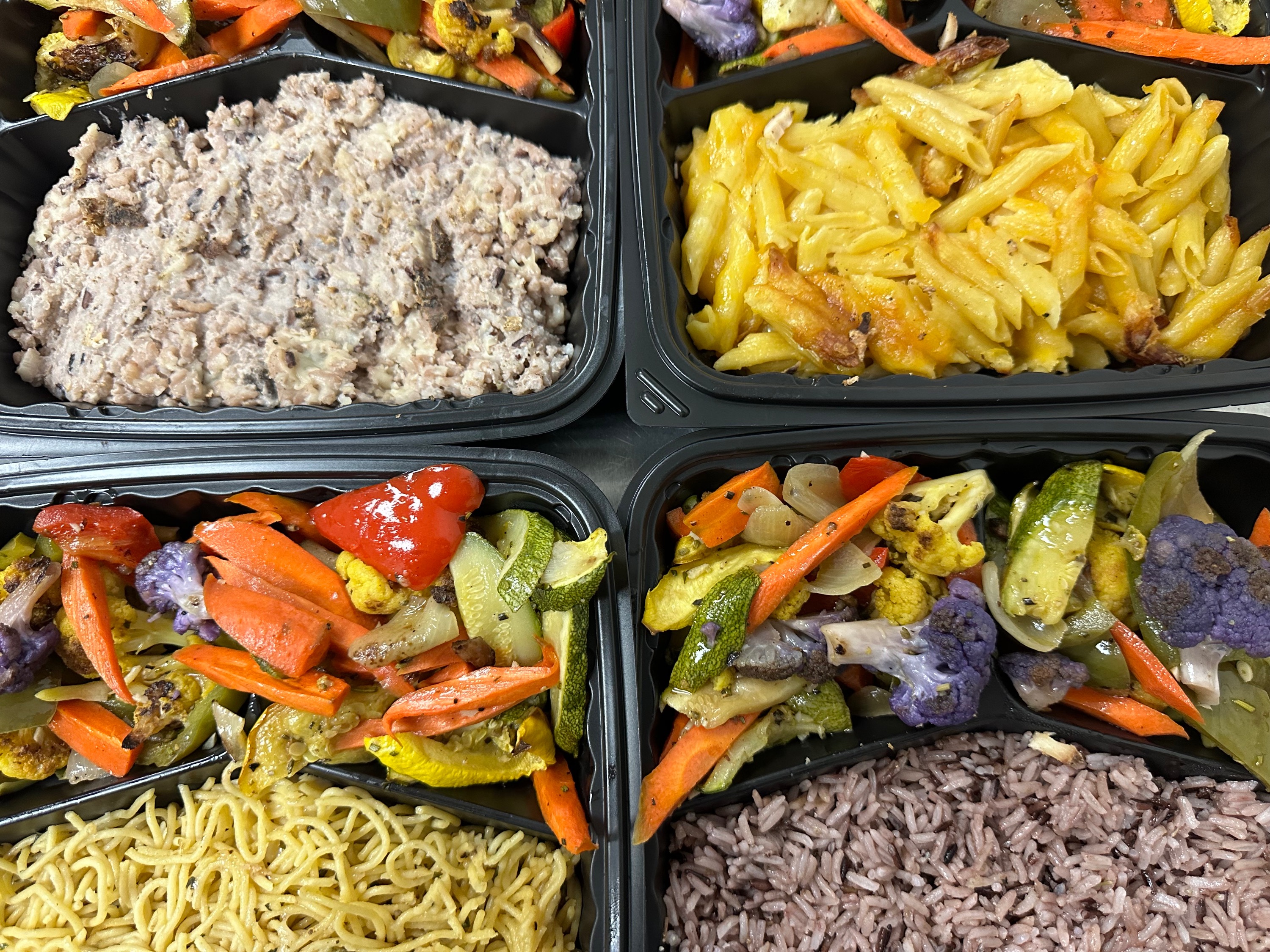 Arranged Food and Objects