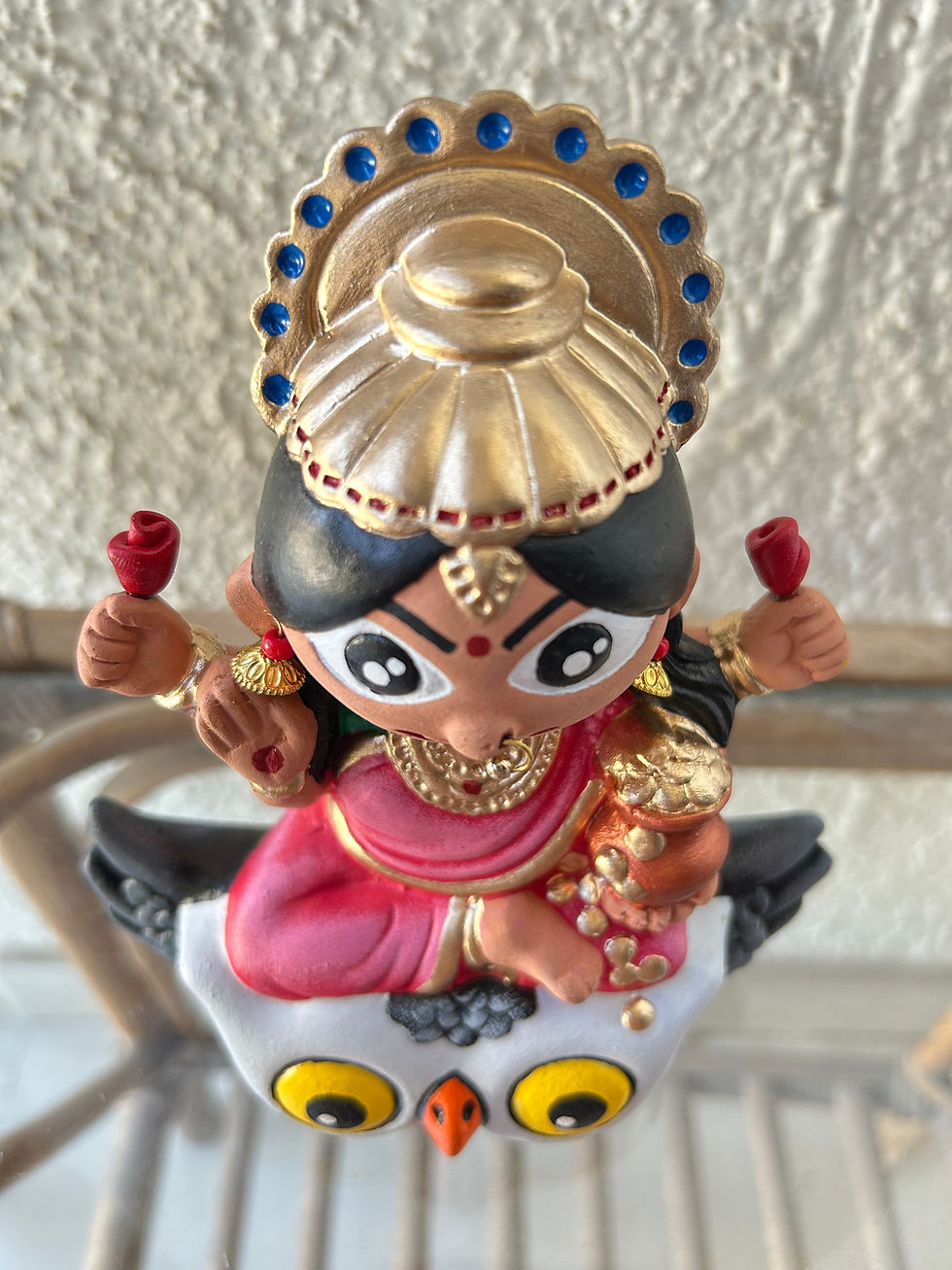 Thumbnail: Goddess Lakshmi Terracotta Figurine! 