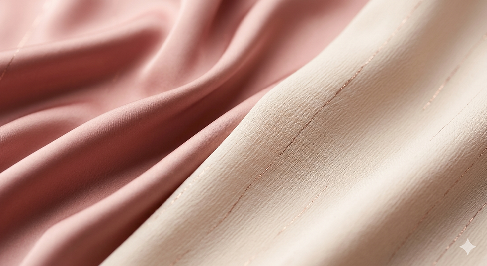 Black and white fabric textures photo