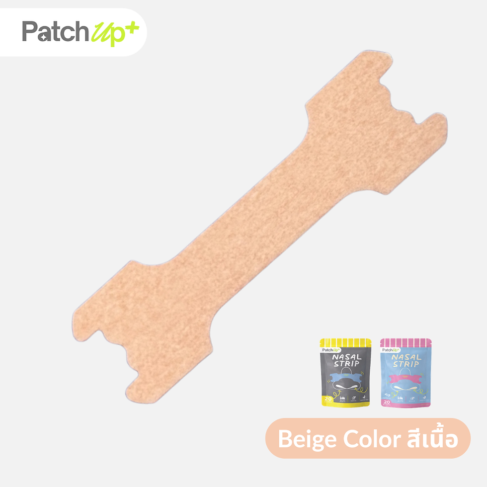 Thumbnail: แผ่นแปะจมูก Nasal Strip สำหรับผู้ใหญ่