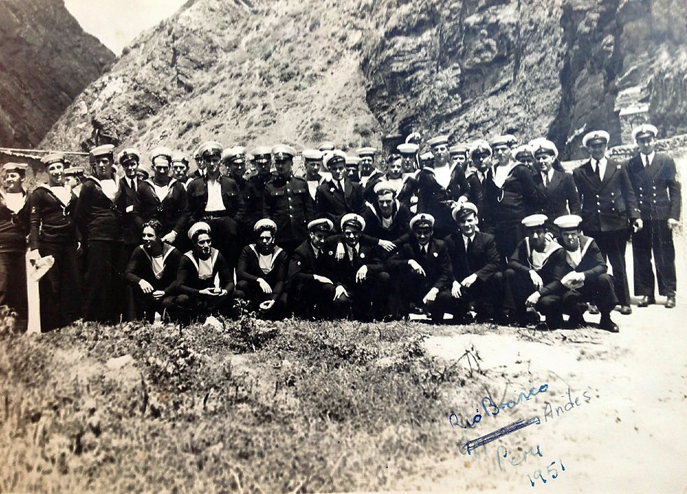 Rio Branco, Andes, Peru 1951.JPG