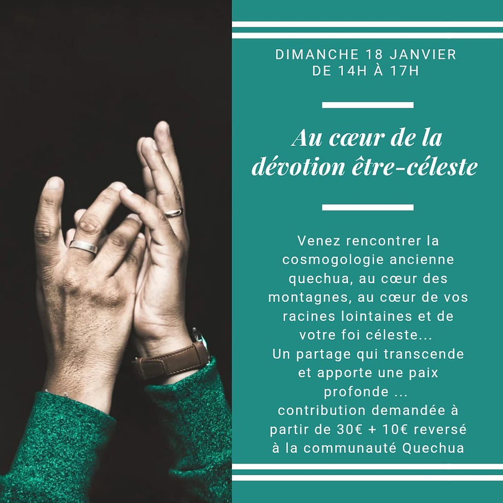 Au coeur de la dévotion être-céleste