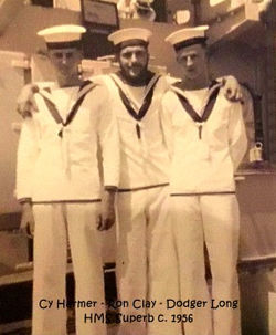 Cy Harmer, Ron Clay, Dodger Long.