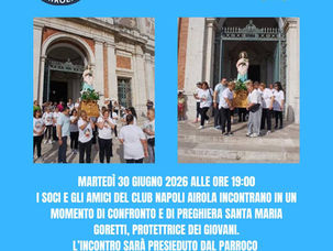 🙏 Momento di preghiera e condivisione – Club Napoli Airola