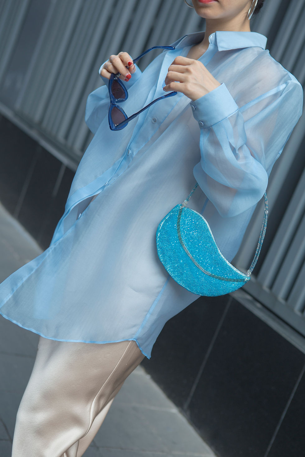 Hình thu nhỏ: organza shirt