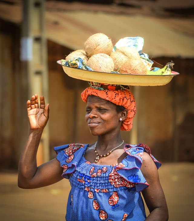 Working woman in Africa