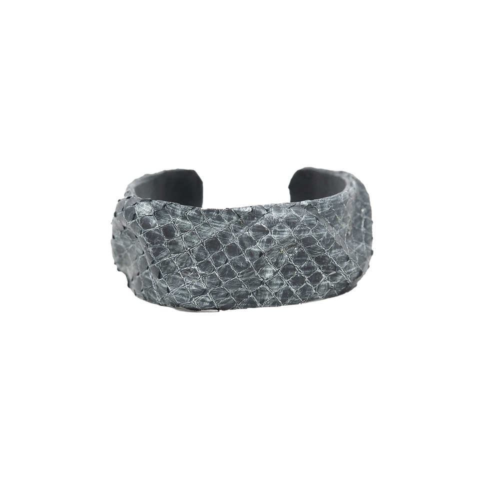Thumbnail: Medusa Serpentine Cuff | Python | Metallic Black